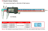 Thước cặp điện tử đặc biệt đo khe hẹp Metrology | Model EC-9001BL | 0-150mm/0.01