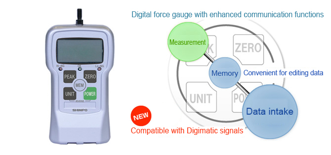 Đồng hồ đo lực điện tử Shimpo model FGPX, force gauge