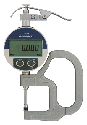 Đồng hồ đo độ dày điện tử Peacock, digital thickness gauge