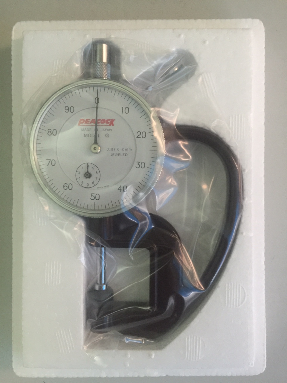 Đồng hồ đo độ dày Peacock model G, thickness gauge