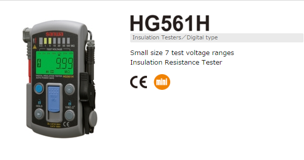 Đồng hồ đo điện trở Sanwa HG561H, Insulation Testers