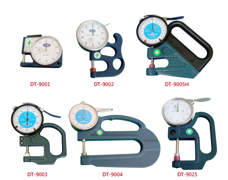 Đồng hồ đo độ dày Metrology | Model DT-9001 | Model DT-9001H | Model DT-9005H