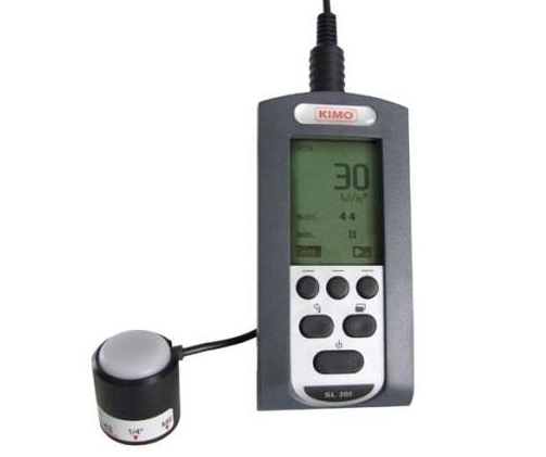 Máy đo bức xạ nhiệt Kimo SL200, solarimeter