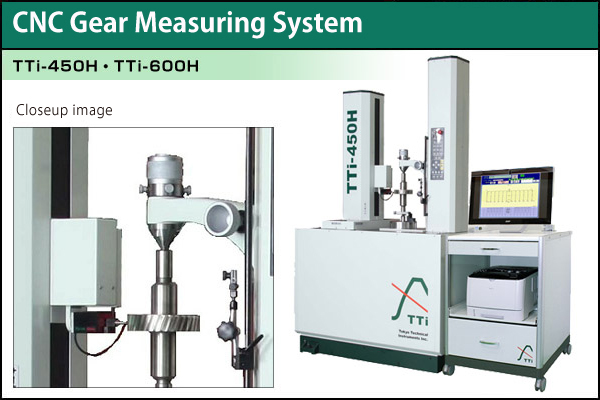 Máy kiểm tra bánh răng TTi-450H-600H, CNC Measuring System