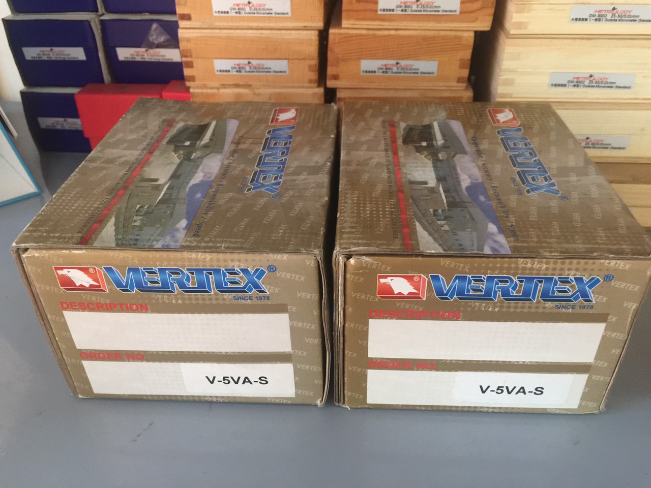 Khối V chuẩn chính xác Vertex Model V-5VA-S