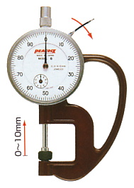 Đồng hồ đo độ dày Peacock, dial thickness gauge