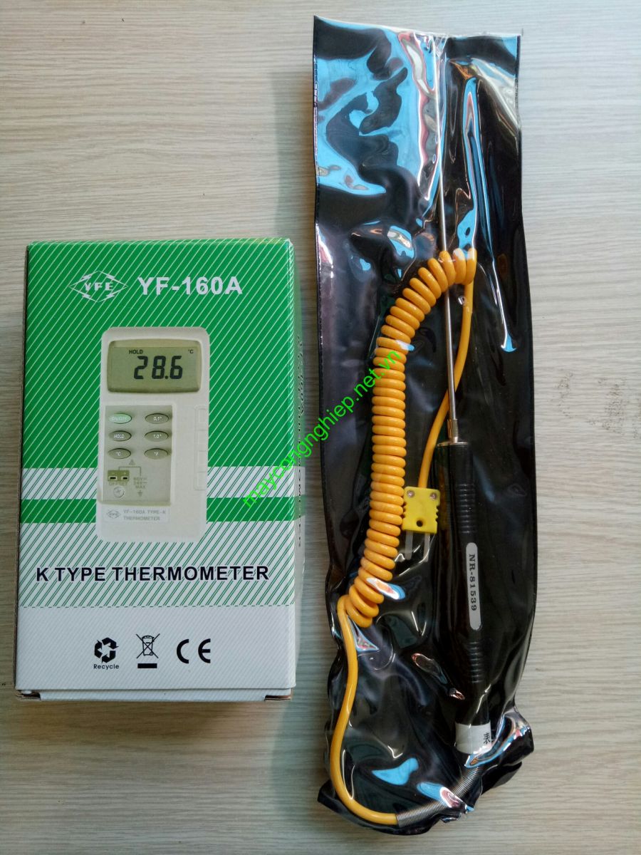 Máy đo nhiệt độ điện tử Tenmars YF-160A kèm đầu dò NR-81539