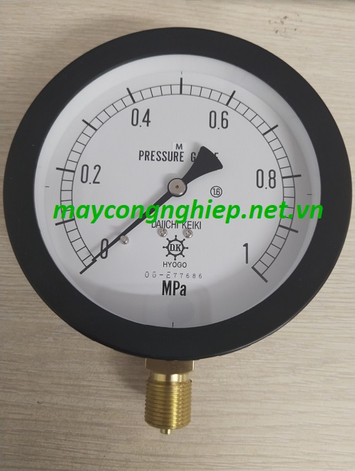 Đồng hồ đo áp suất Daiichi Keiki AMT G3/8 φ100 (0~1Mpa)
