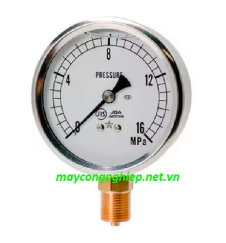 Đồng hồ đo áp suất Migishita GLT-31 A G3/8 75*16MPA Glycerin