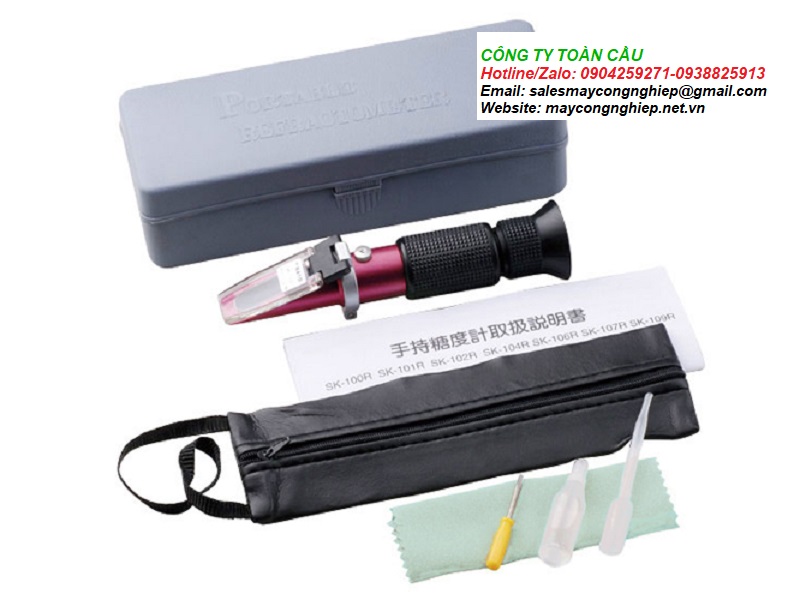 Khúc xạ kế đo nồng độ súp và độ muối sato 0190-04 SK-202R