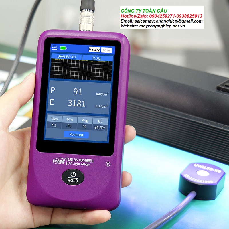 Máy đo cưởng độ tia UV LINSHANG LS135