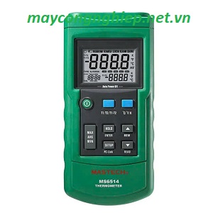 Máy đo nhiệt độ tiếp xúc 2 kênh MASTECH MS6514