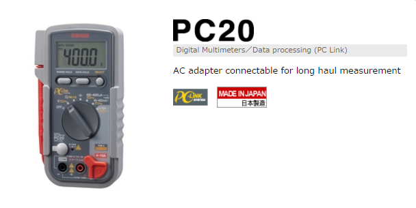 Đồng hồ đo điện Sanwa PC20, Digital Multimeter