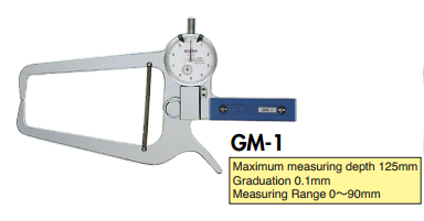 Thước đo đường kính ngoài Teclock  GM-1