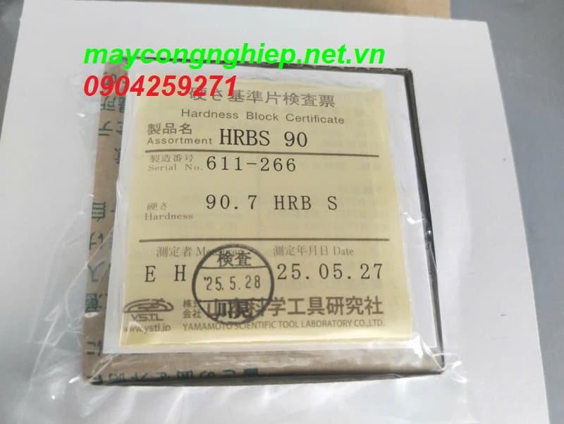 Mẫu chuẩn độ cứng Yamamoto HRBS-90