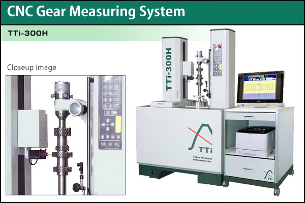 Máy kiểm tra bánh răng TTi-300H, CNC Measuring System